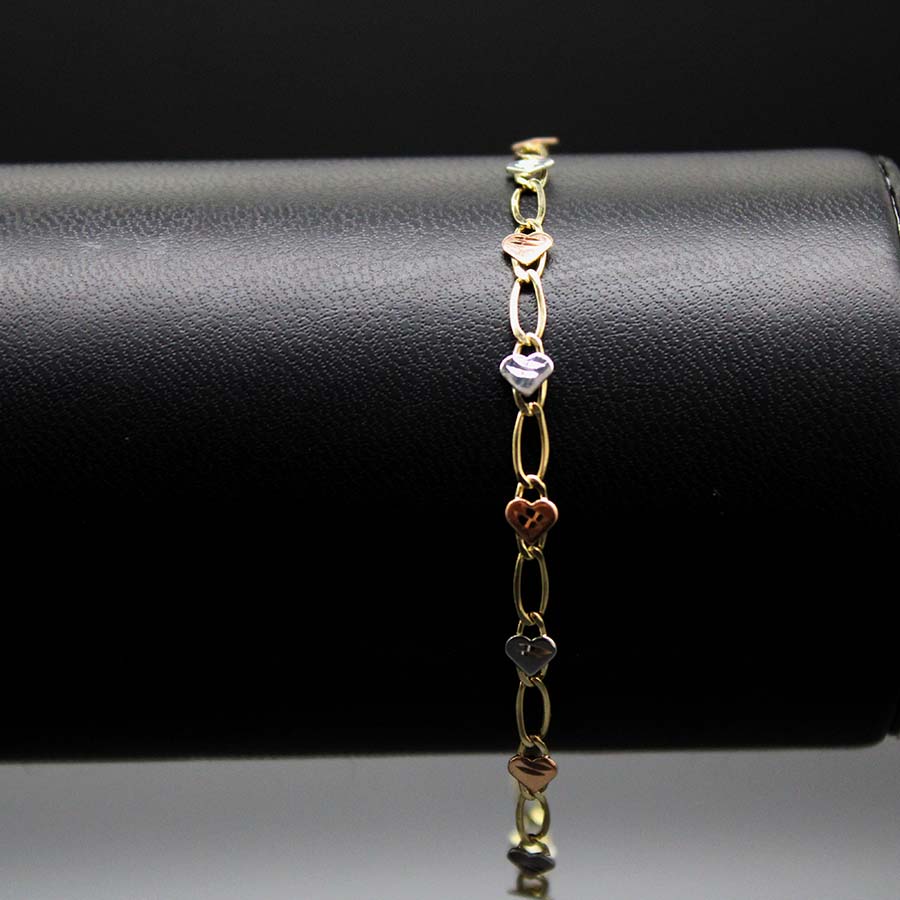 Pulso Corazón Dama 2mm 18cm