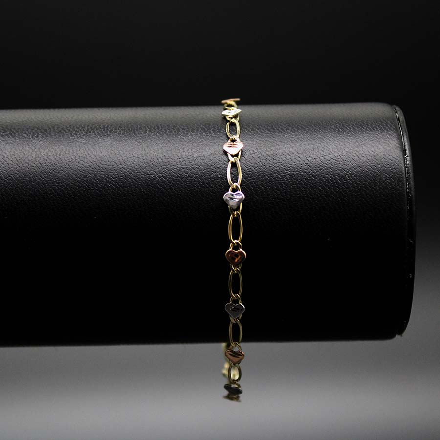 Pulso Corazón Dama 2mm 18cm