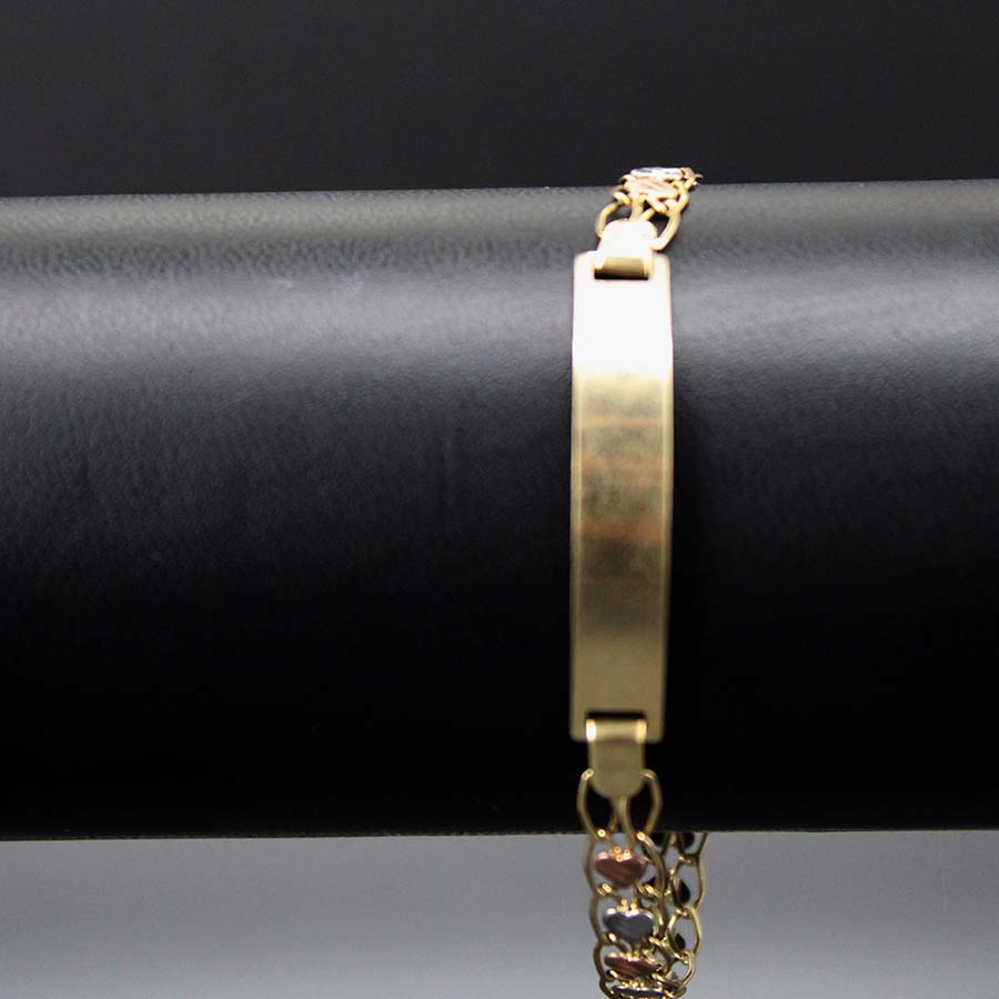 Esclava Corazón Dama 6mm 18cm