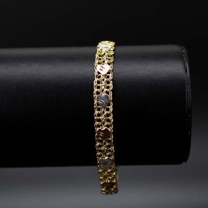 Pulso Chino Corazón Dama 8mm 18cm