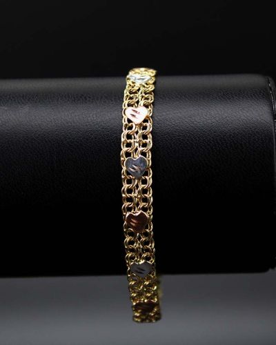 Pulso Chino Corazón Dama 8mm 18cm