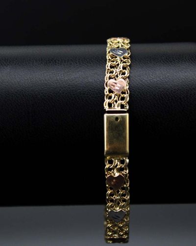 Pulso Chino Corazón Dama 8mm 18cm