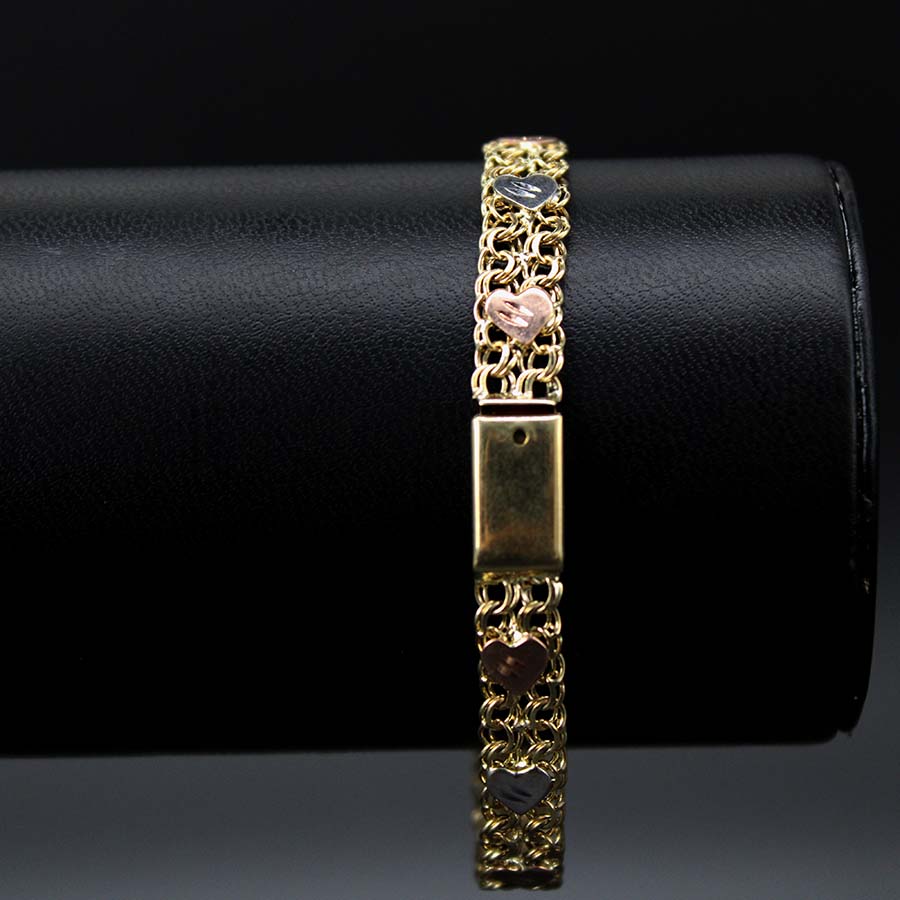 Pulso Chino Corazón Dama 8mm 18cm