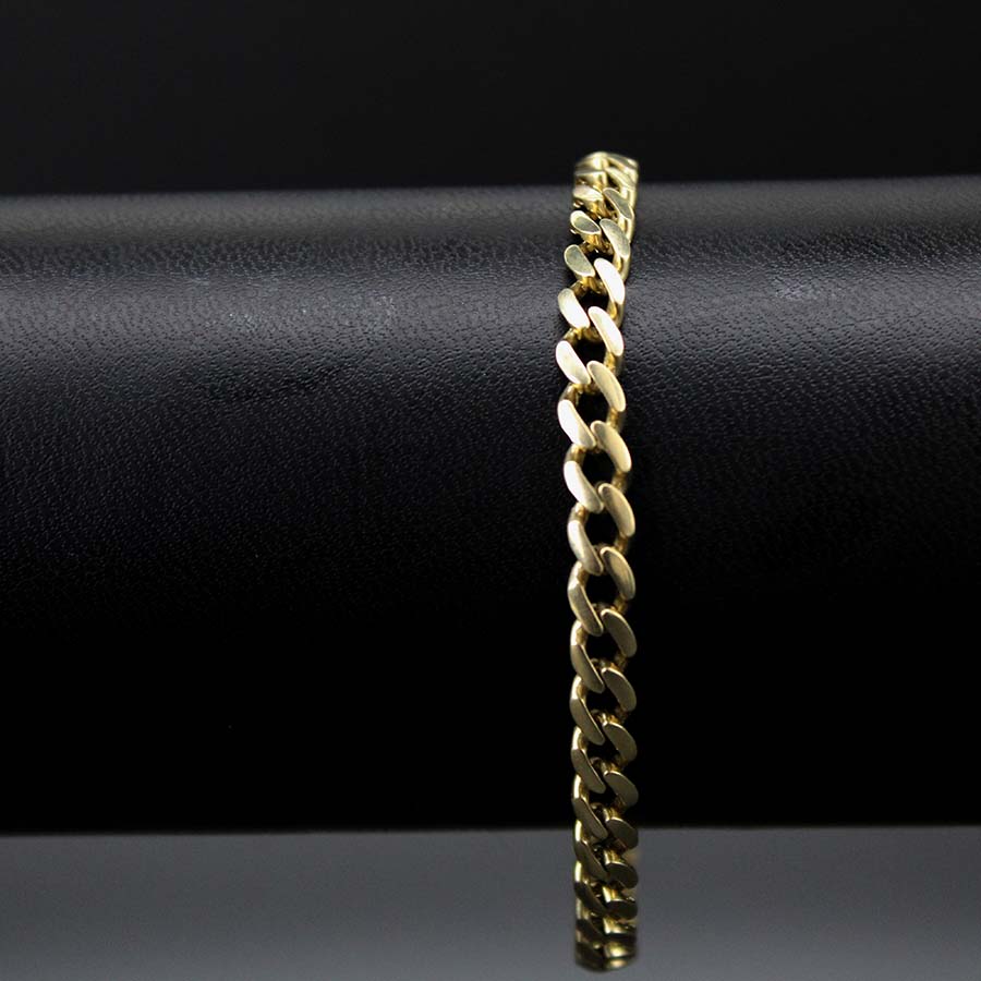 Pulso Cubano Italiano 4mm 18cm