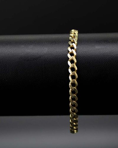 Pulso Cubano Italiano 4mm 18cm