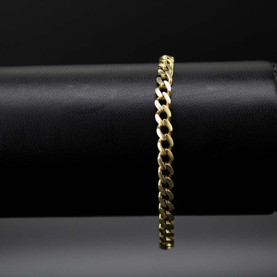 Pulso Cubano Italiano 4mm 18cm
